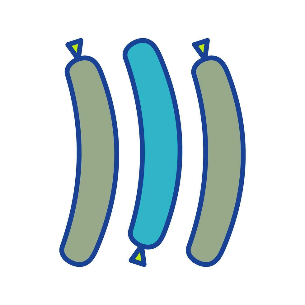 Hot Sausage Vector Icon