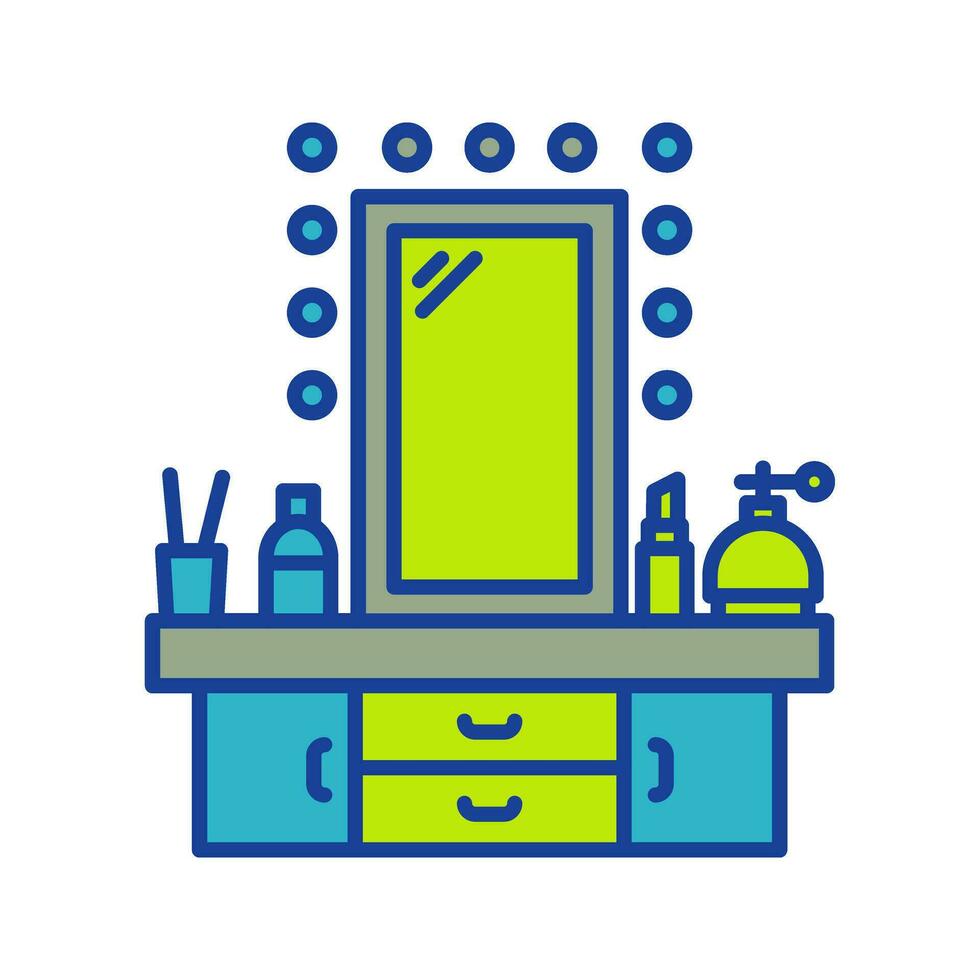 Dressing Table Vector Icon