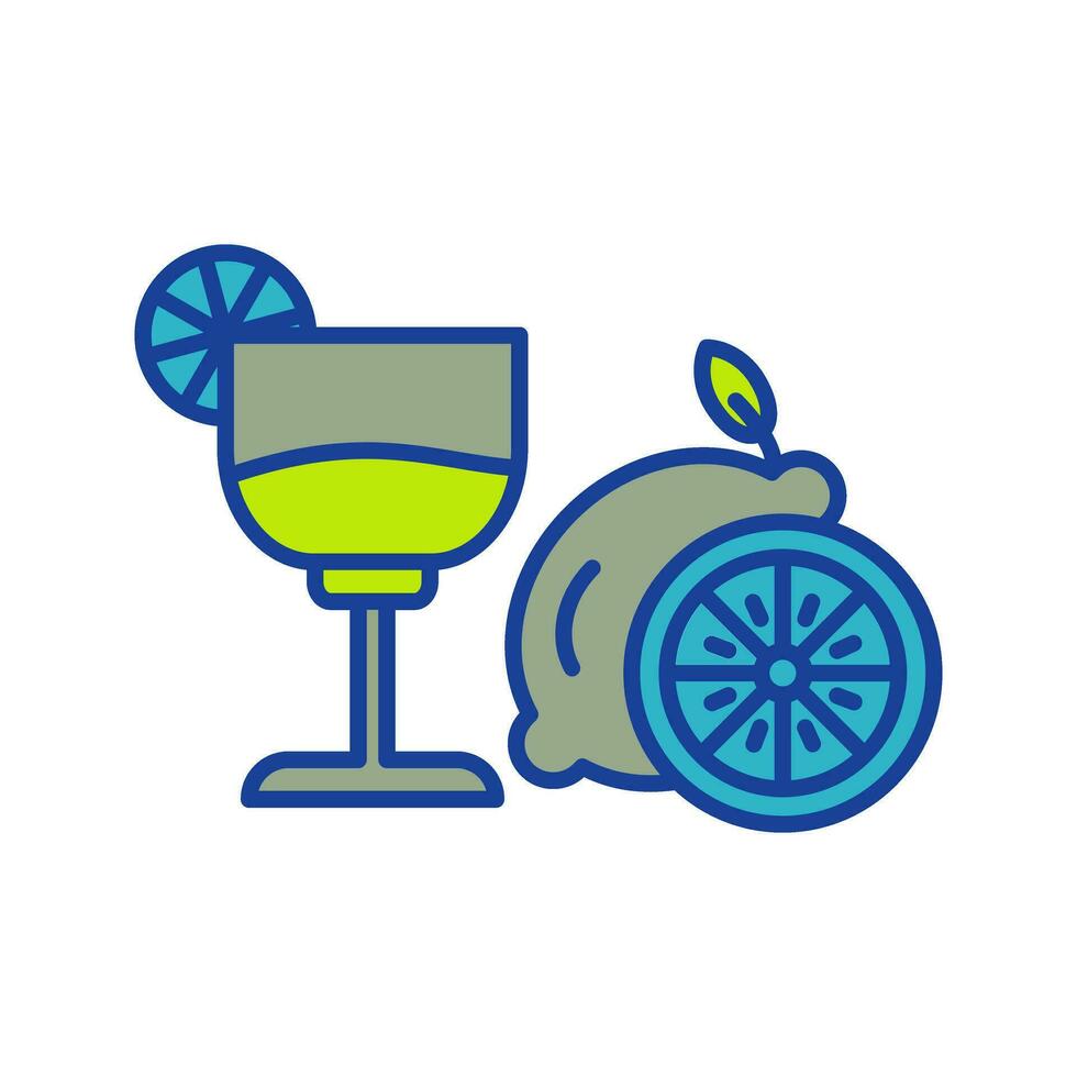 icono de vector de jugo de limón