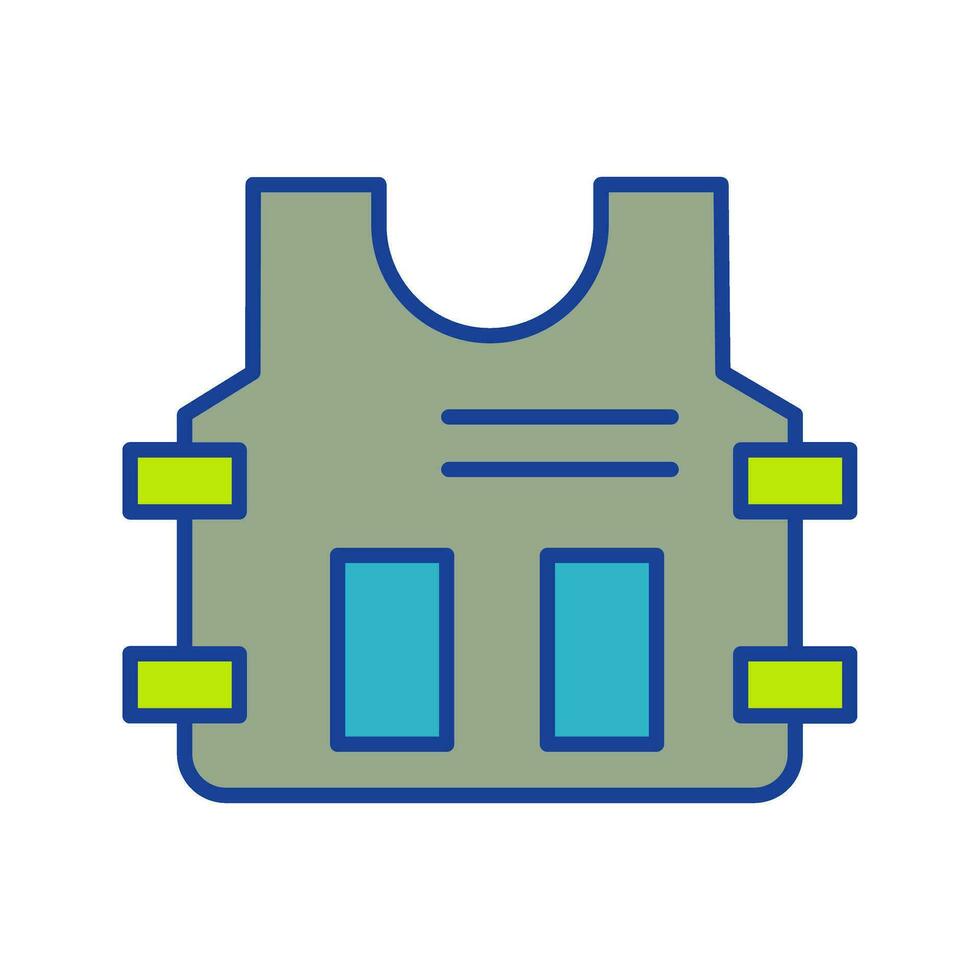 Police Vest Vector Icon