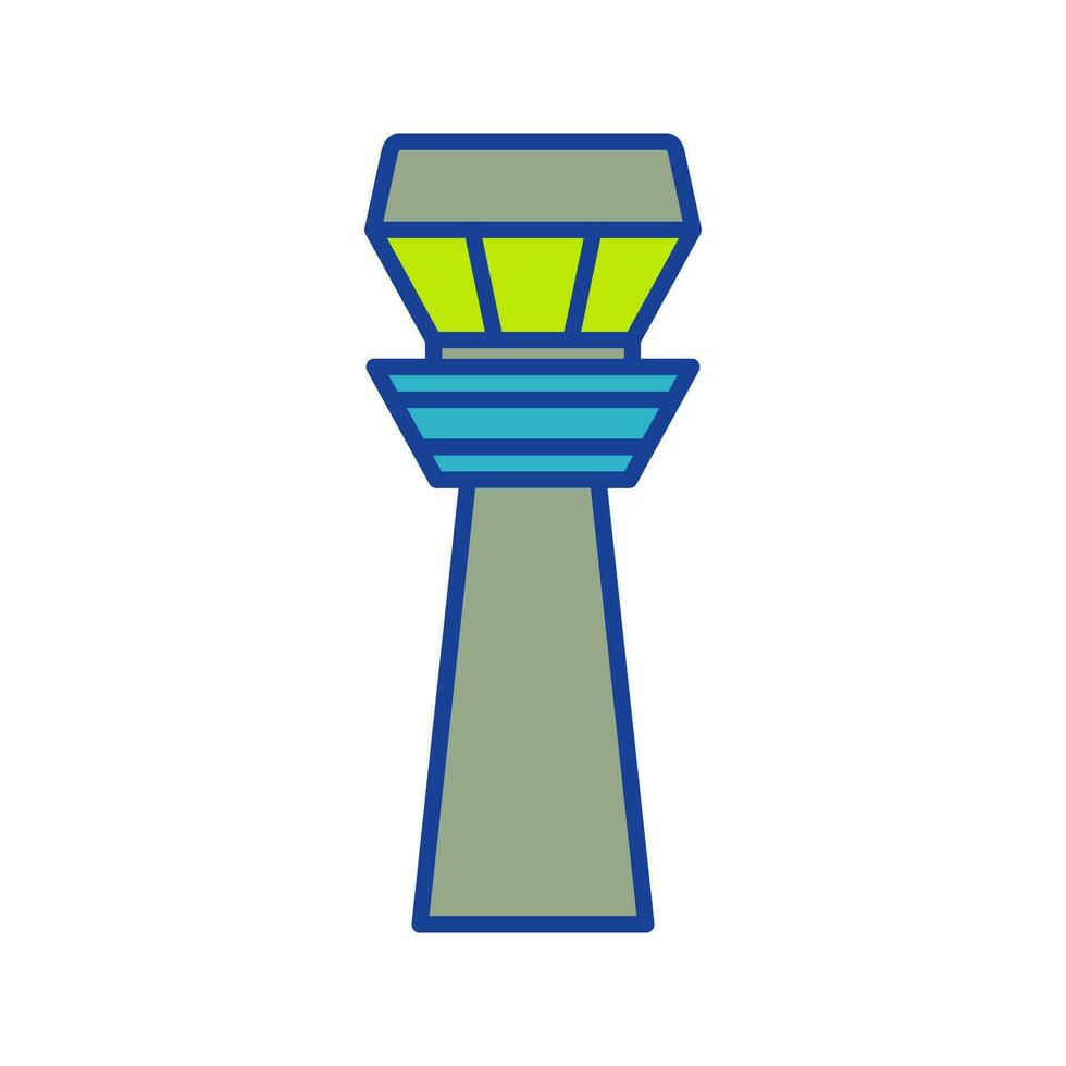 Control Tower Vector Icon