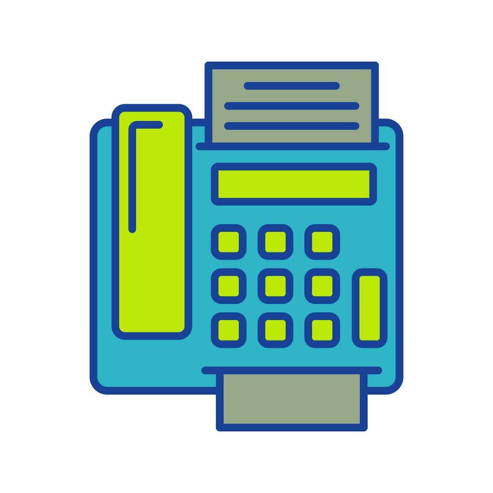 fax Machine Vector Icon
