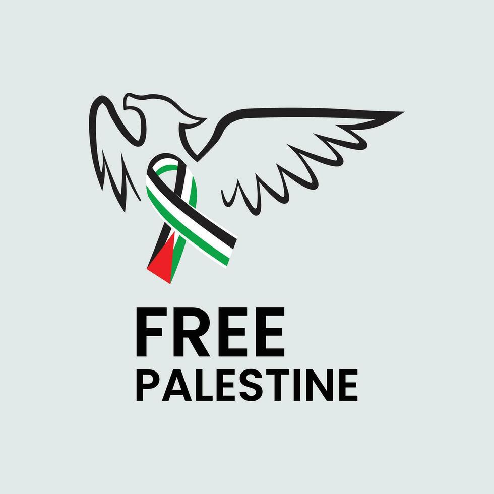 internacional día de solidaridad con el palestino personas vector