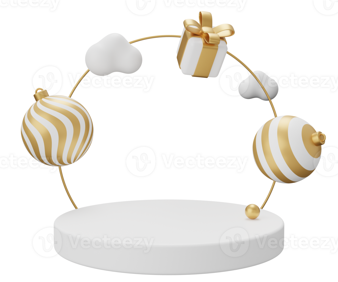 Christmas podium arch png