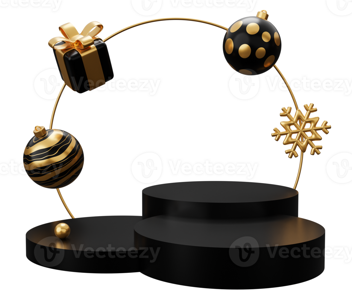 Christmas podium arch png
