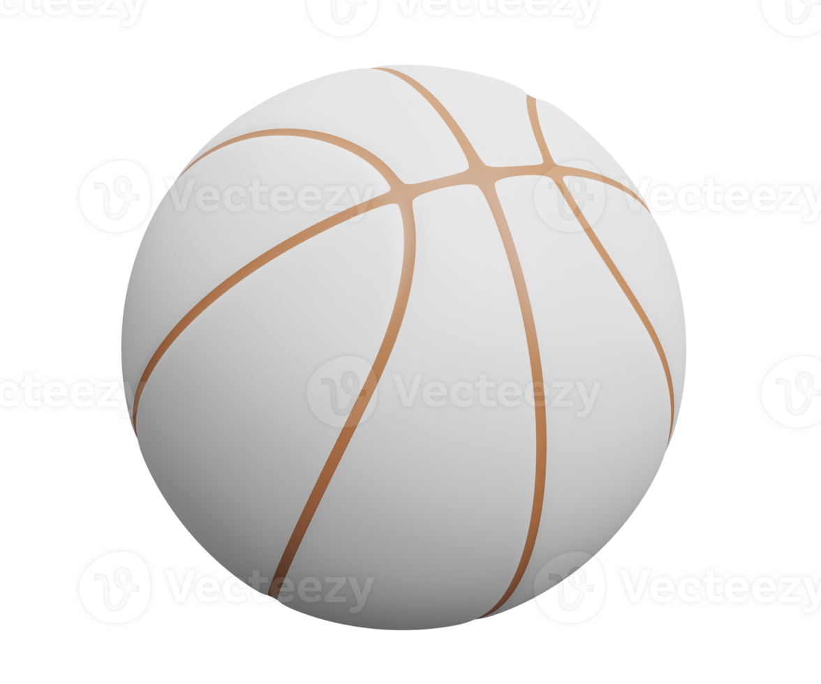 white basketball ball sport equipment png