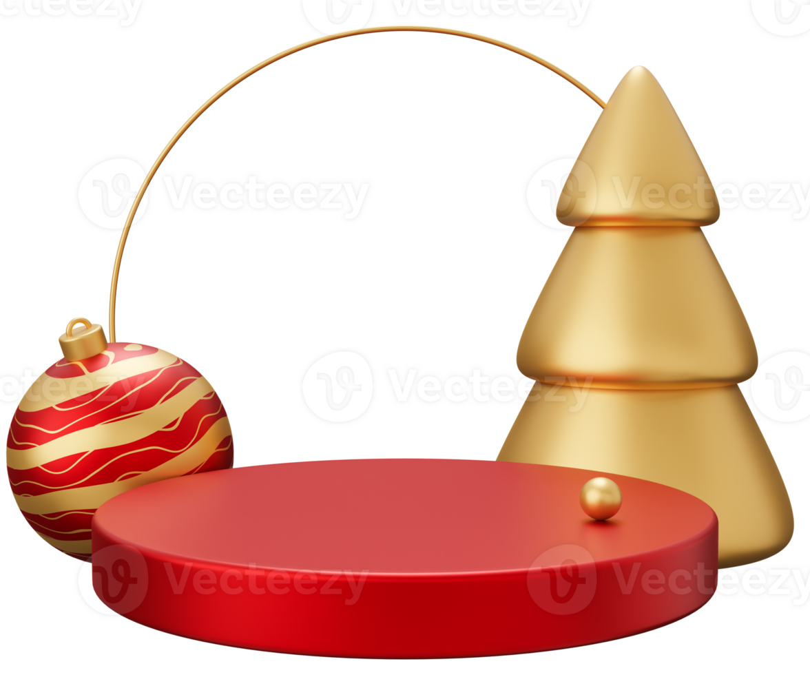 Christmas podium arch png