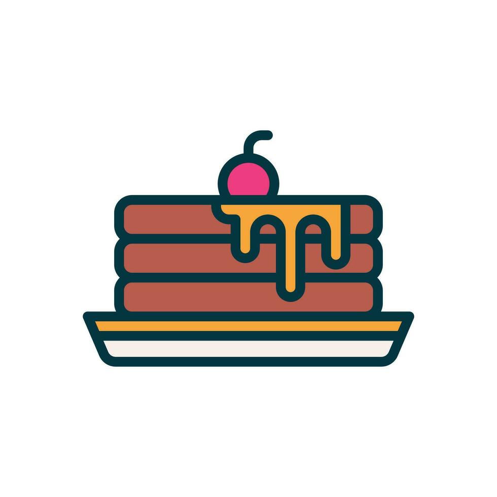 tortita lleno color icono. vector icono para tu sitio web, móvil, presentación, y logo diseño.