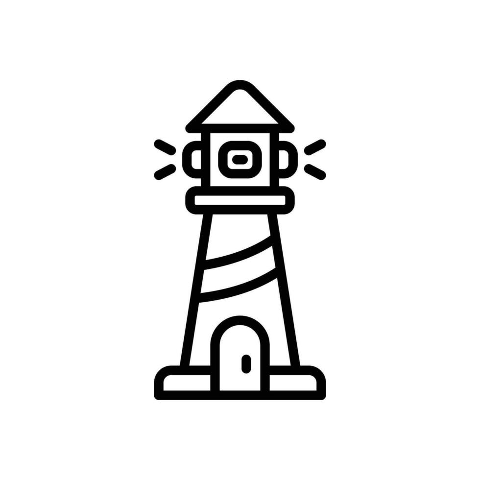 faro línea icono. vector icono para tu sitio web, móvil, presentación, y logo diseño.