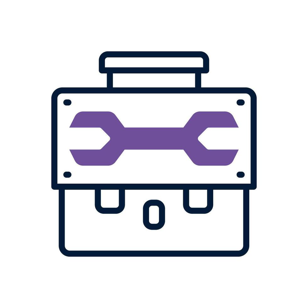 toolbox dual tone icon. vector icon for your website, mobile, presentation, and logo design.