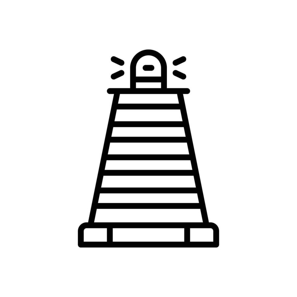 traffic cone line icon. vector icon for your website, mobile, presentation, and logo design.