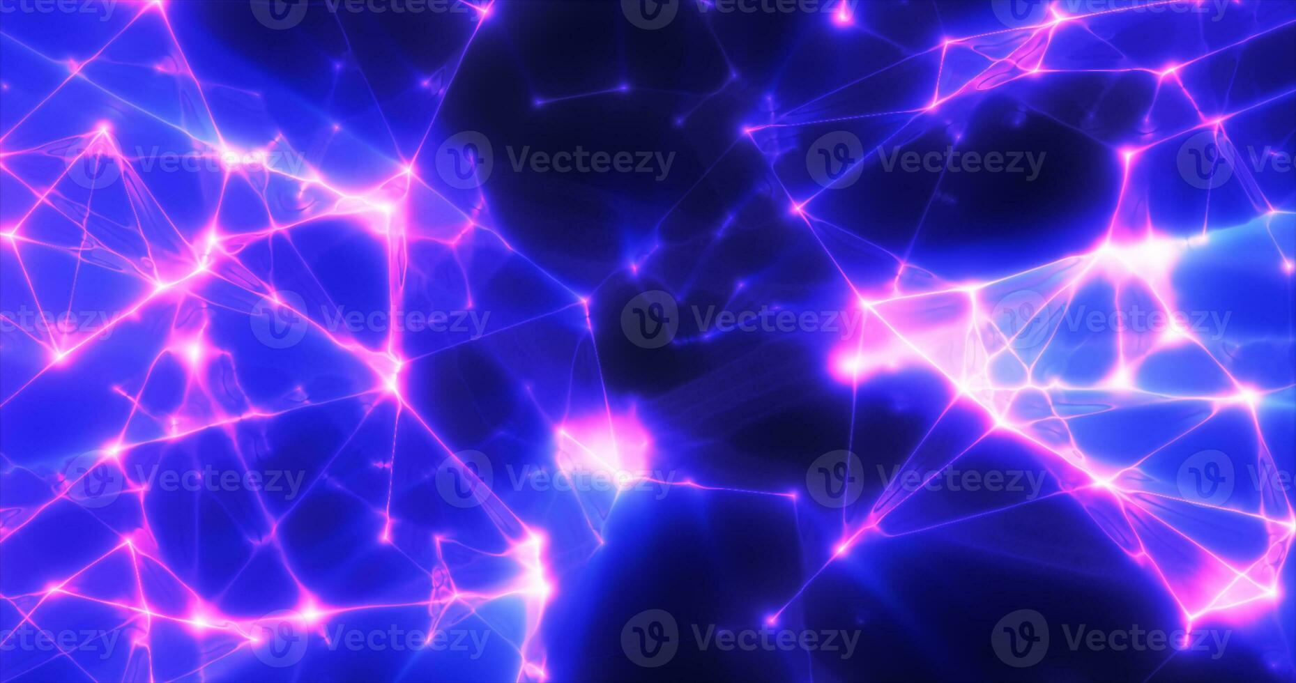 Abstract blue plexus lines triangles energy magical background photo