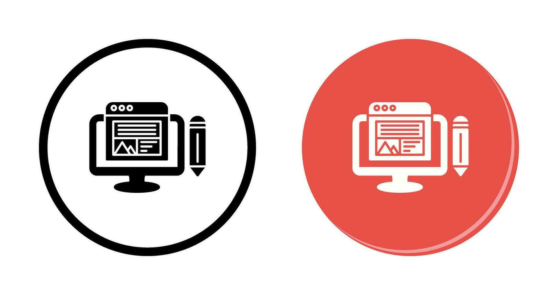 Web Design Vector Icon