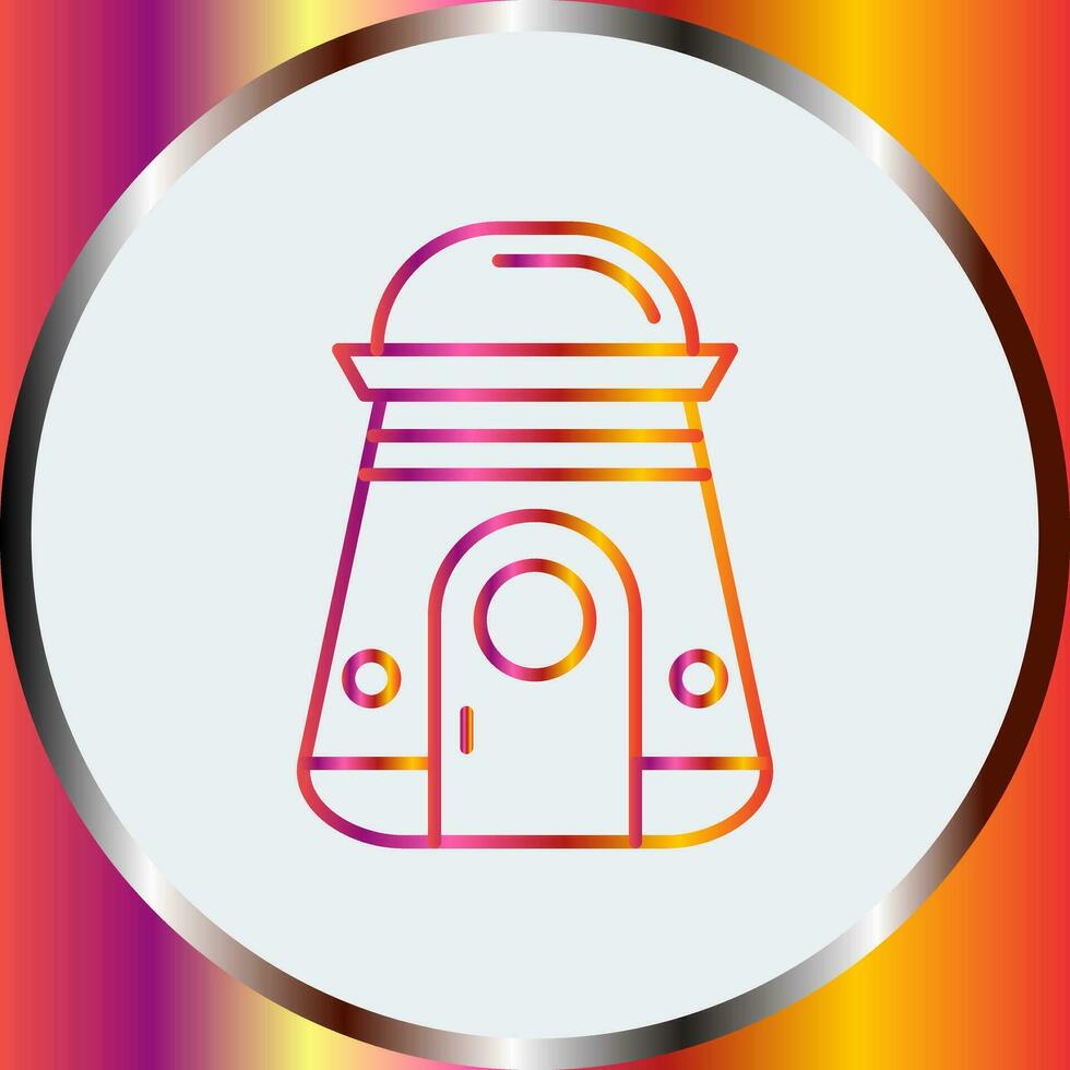 Space Capsule Vector Icon