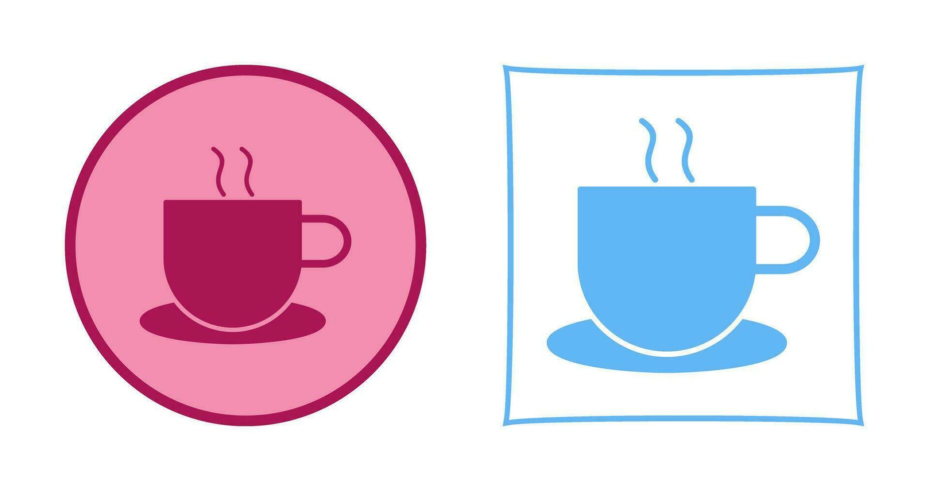 Unique Hot Coffee Vector Icon