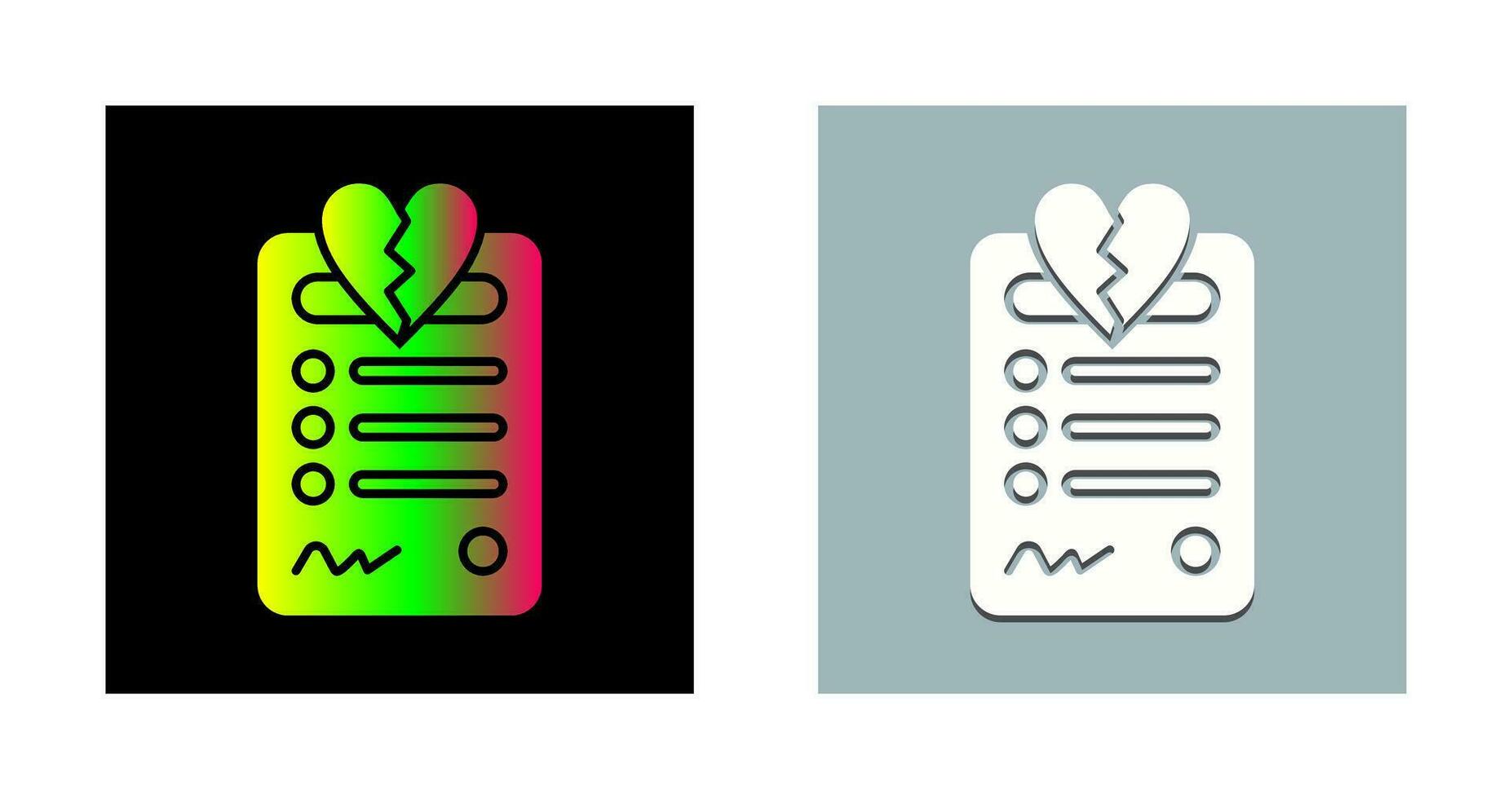 Divorce Vector Icon
