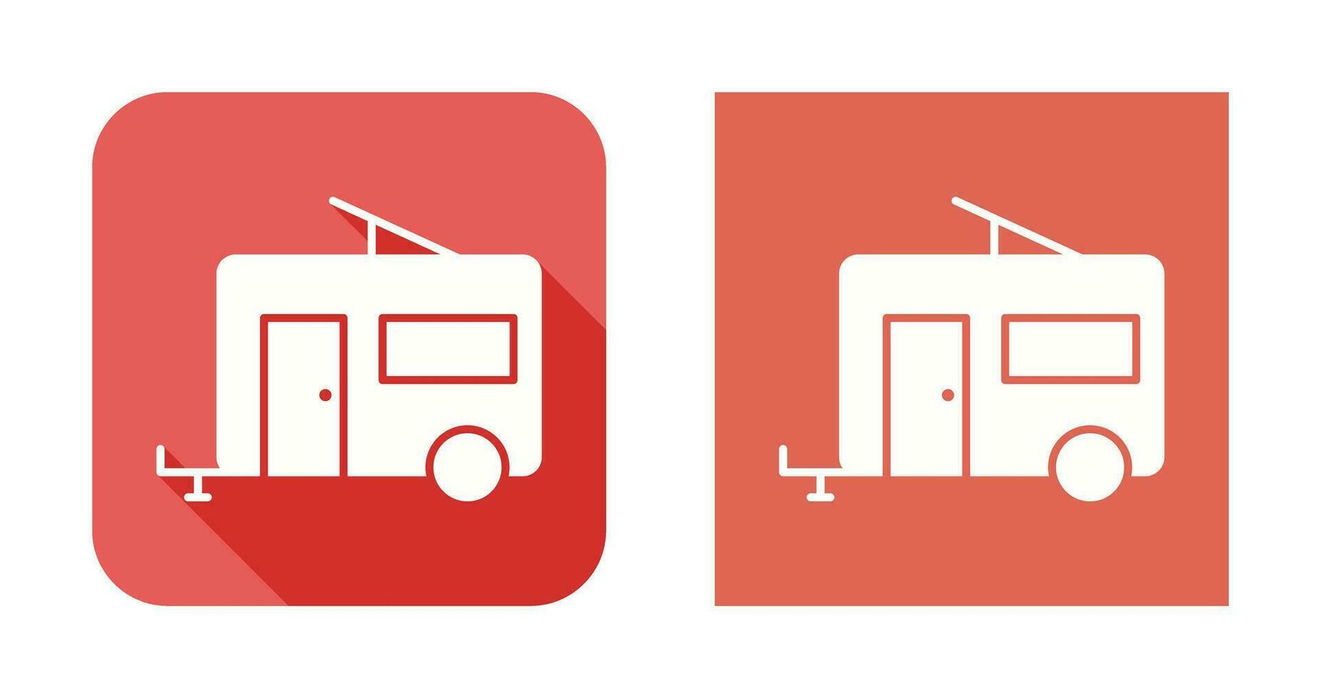 Trailer Vector Icon