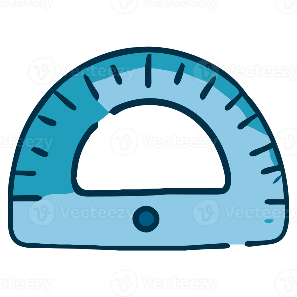 Winkelmesser zum Messung Winkel Clip Kunst Idee Design zum Schule liefert Clip Kunst, generativ ai png