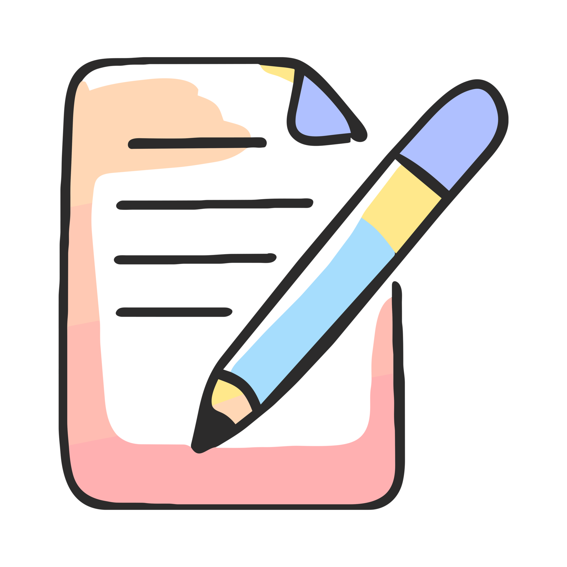 Clipboard With Pencil Clip Art Idea Design For School Supplies Clip art-and-craft-by-ayush