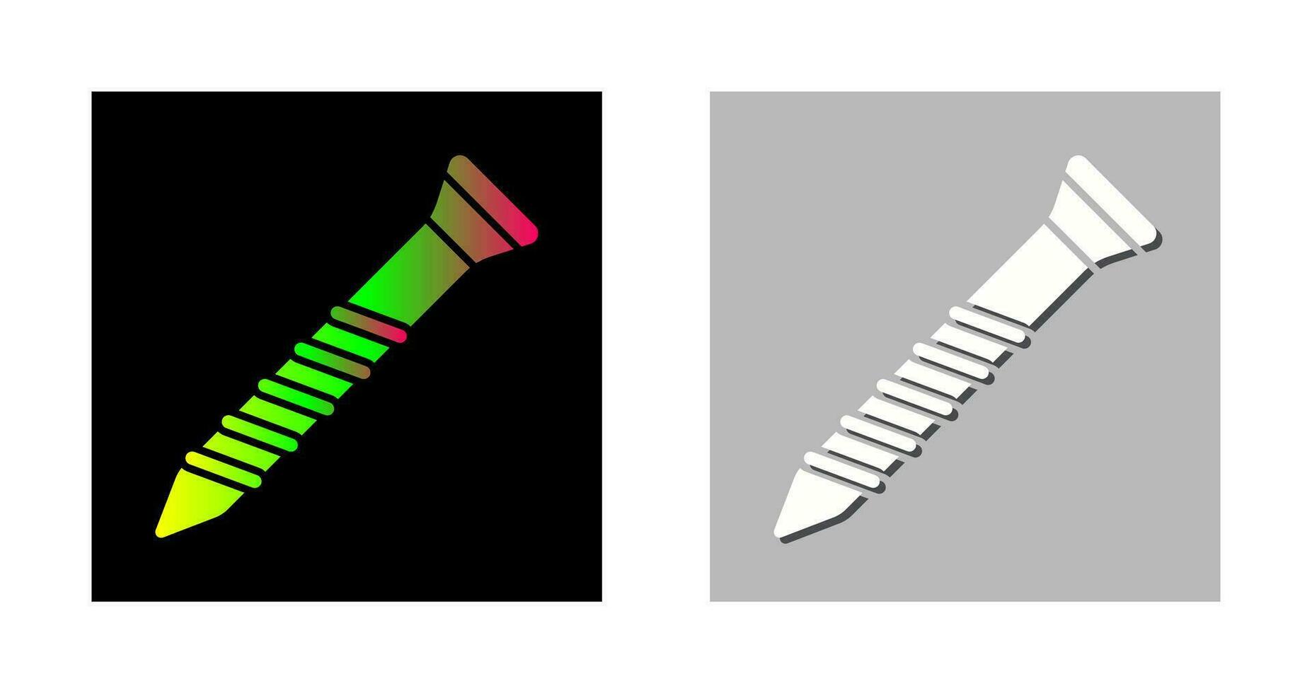 icono de vector de tornillo