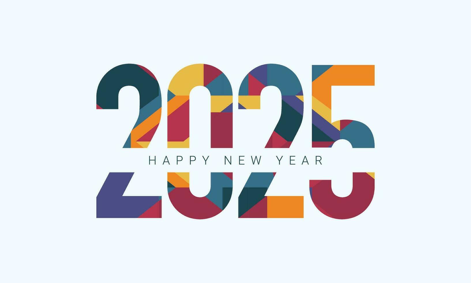 2025 Happy New Year Background Design. 31107941 Vector Art at Vecteezy