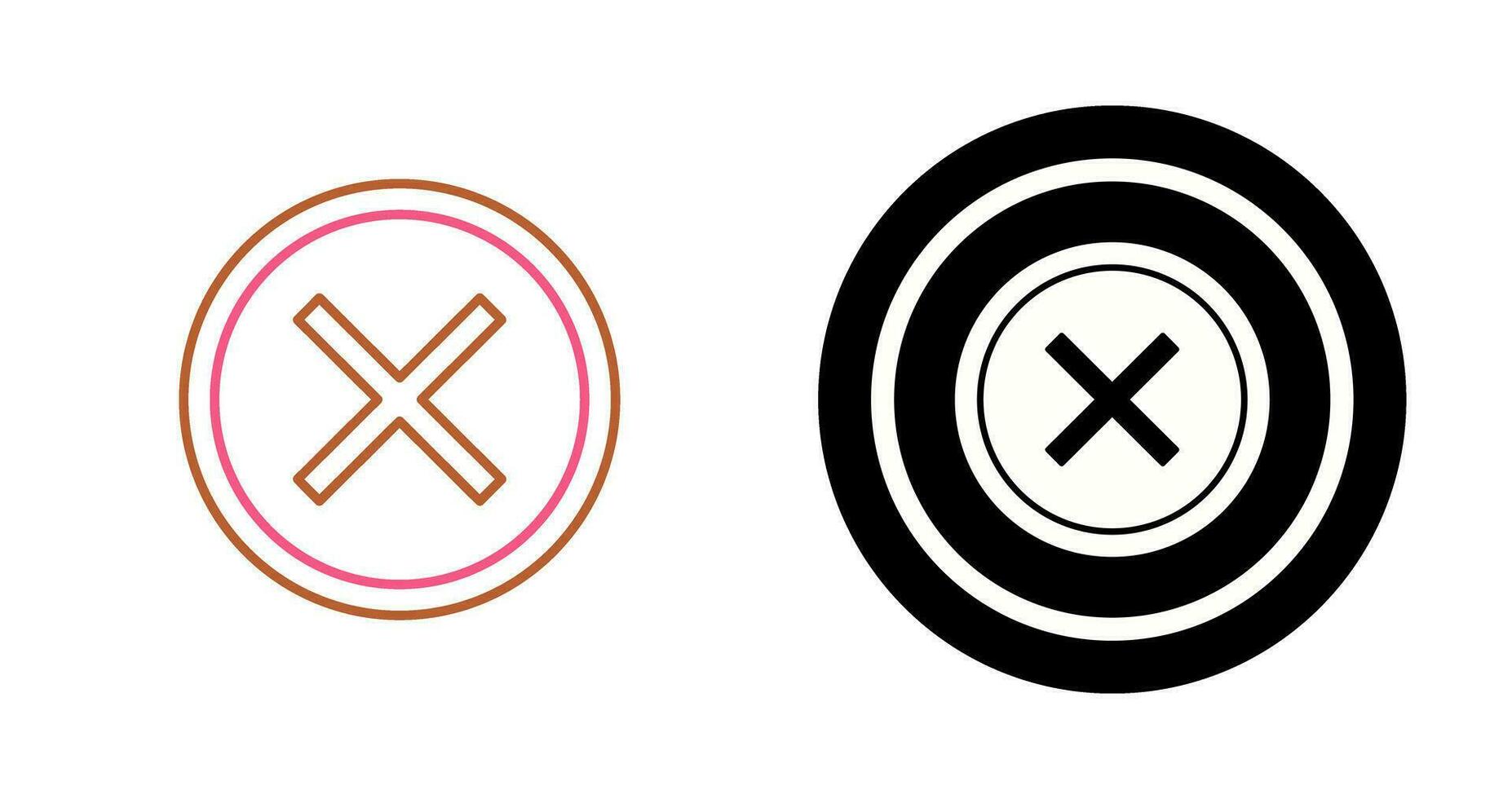 Do Not Cross Vector Icon