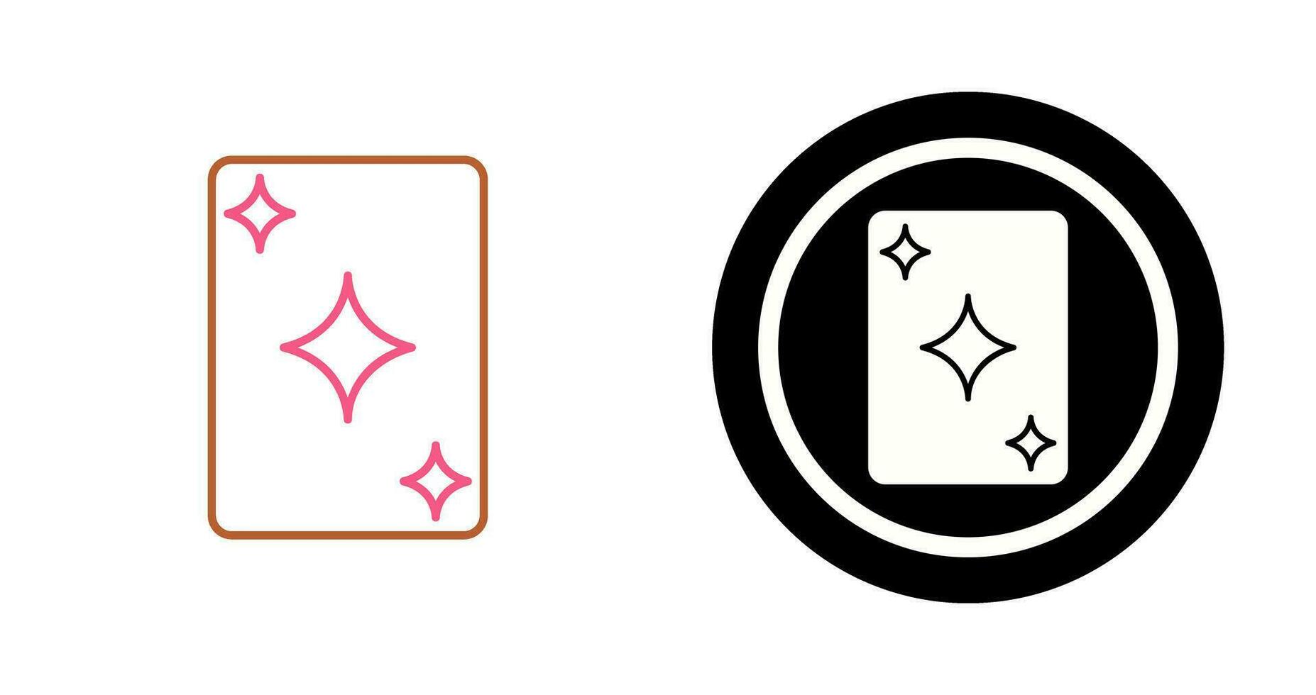 Unique Card Vector Icon
