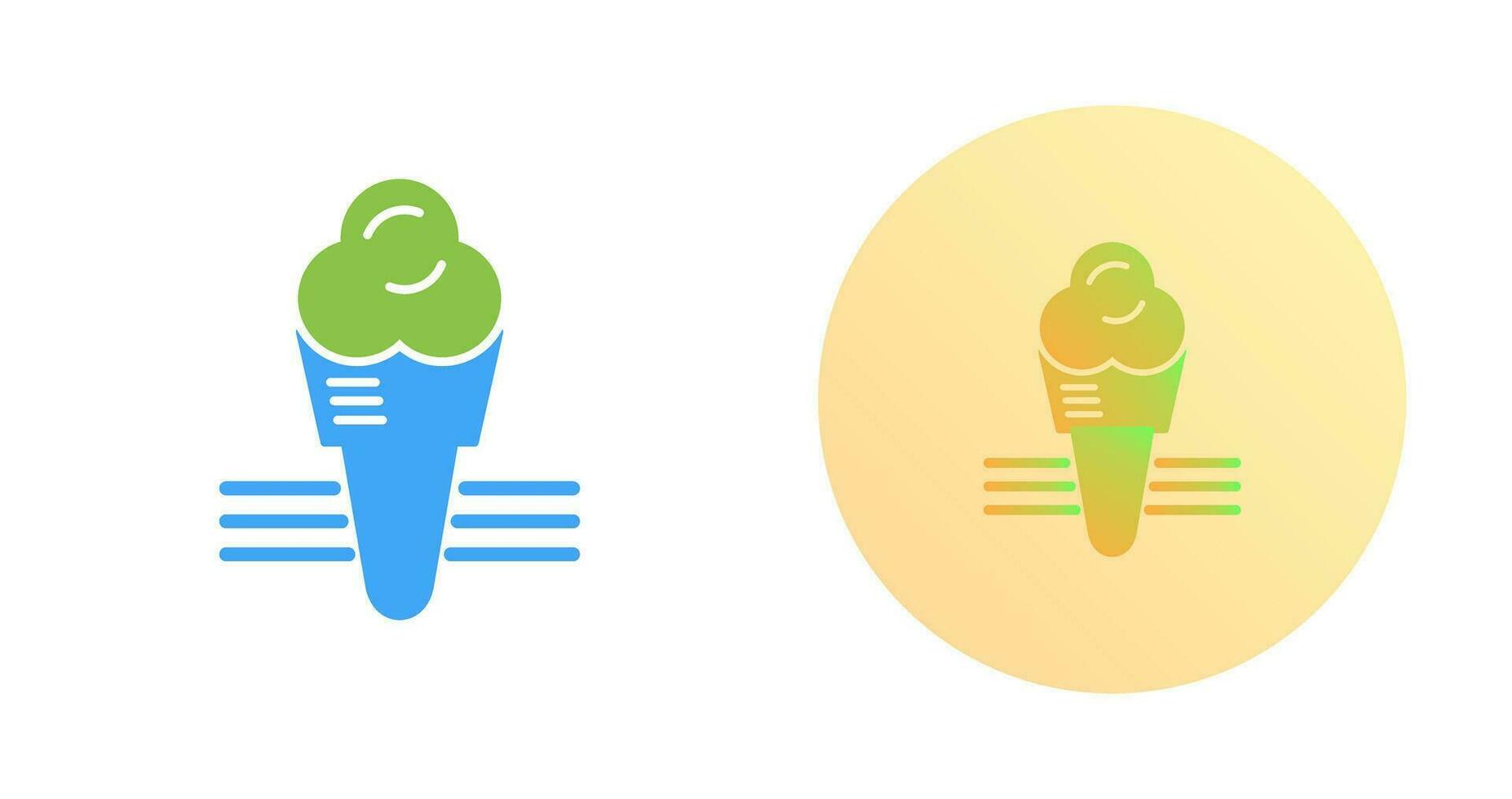 icono de vector de helado