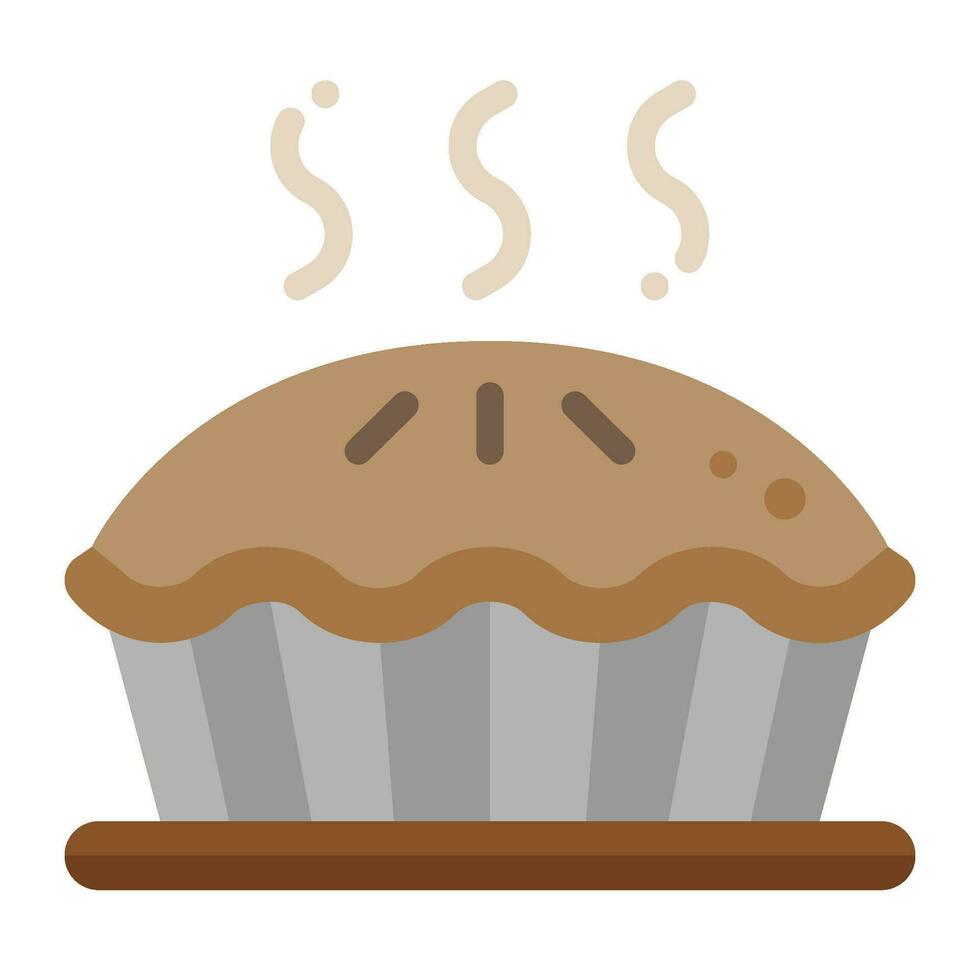 pie flat icon,vector and illustration vector