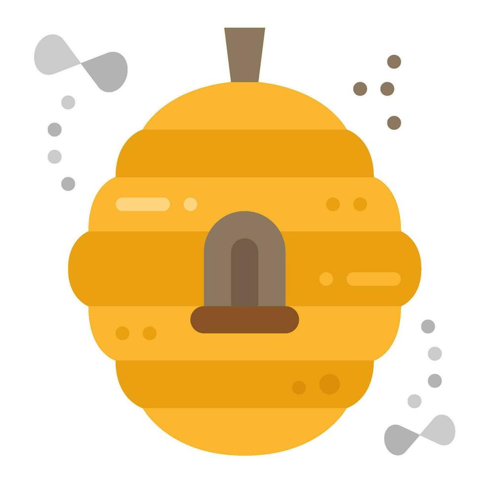 beehive flat icon,vector and illustration vector