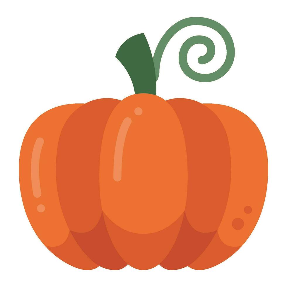 pumpkin flat icon,vector and illustration vector