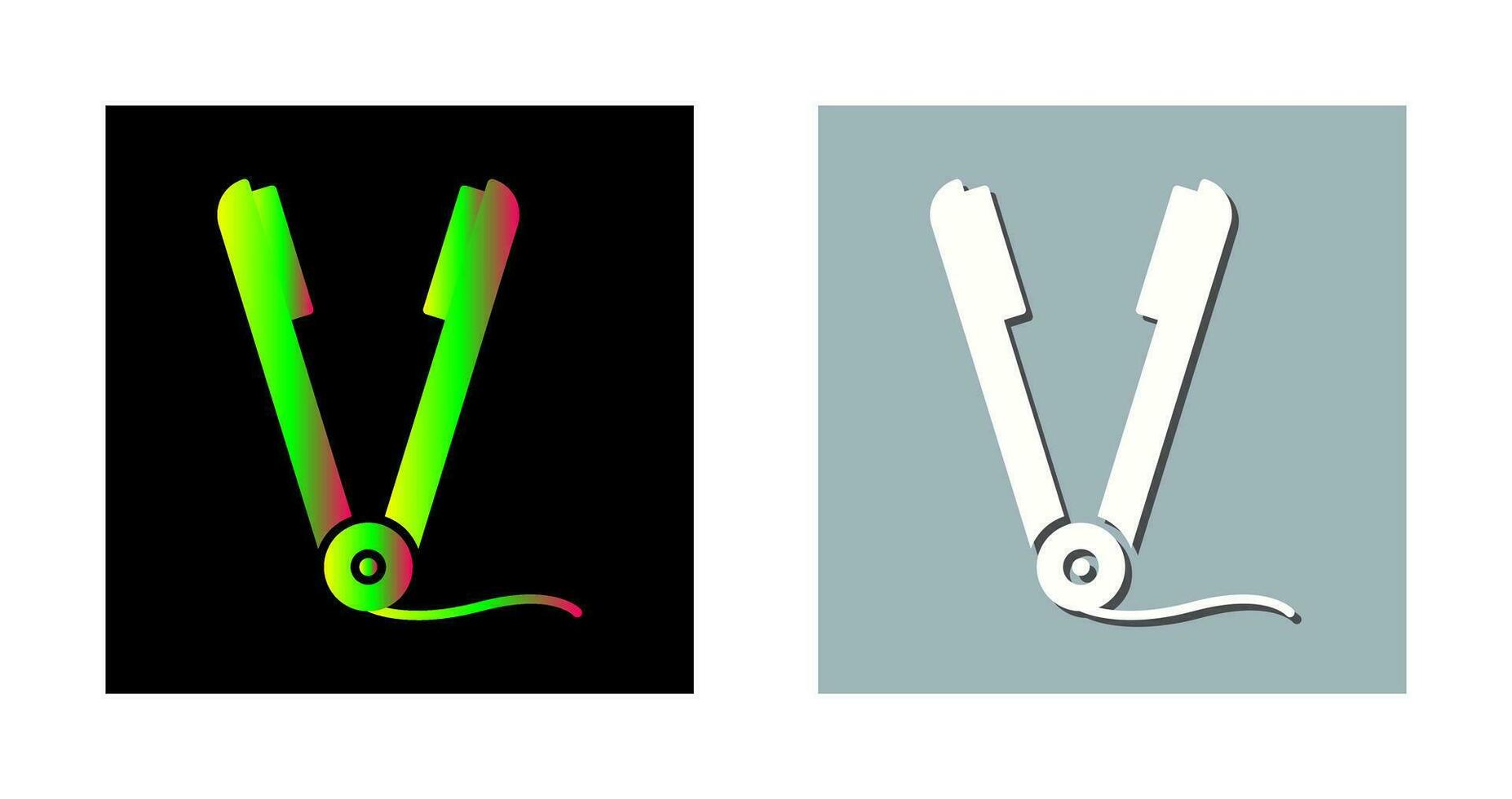 Straightener Vector Icon