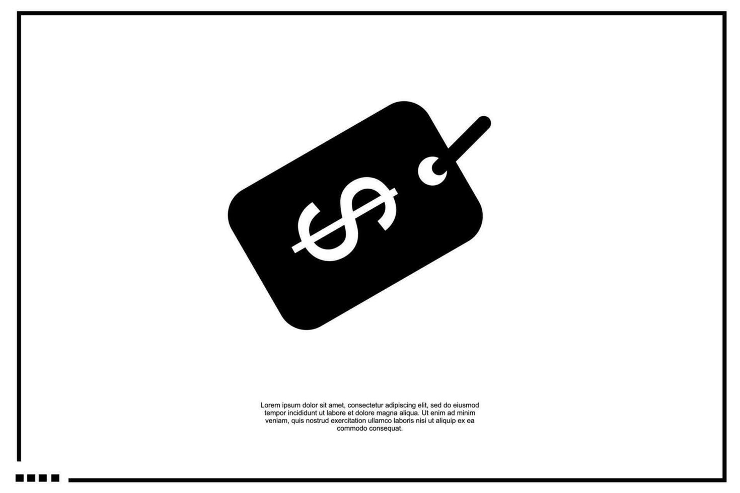 price icon or logo vector