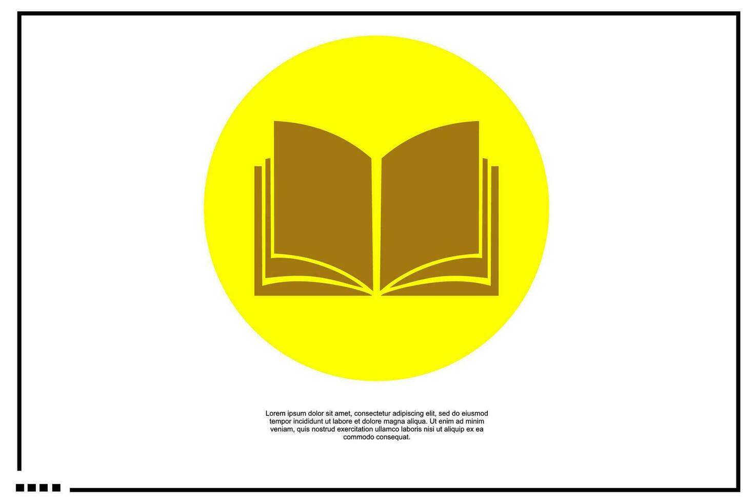 libro icono o logo vector