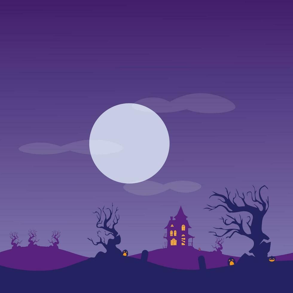 Vector background design with halloween theme