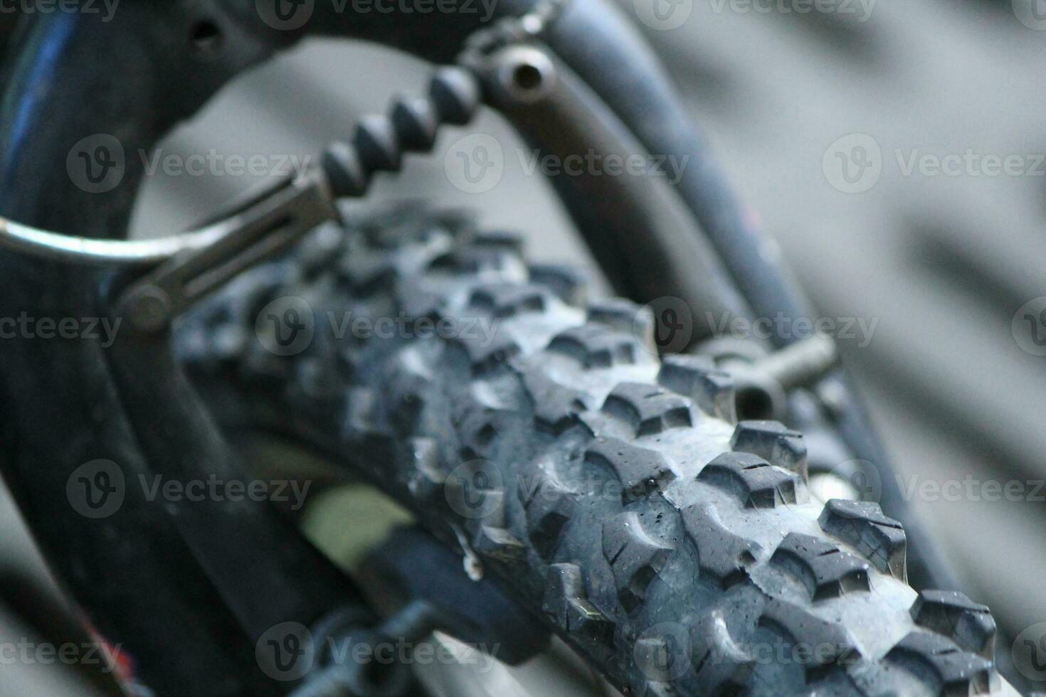 Mountain bike tire photo