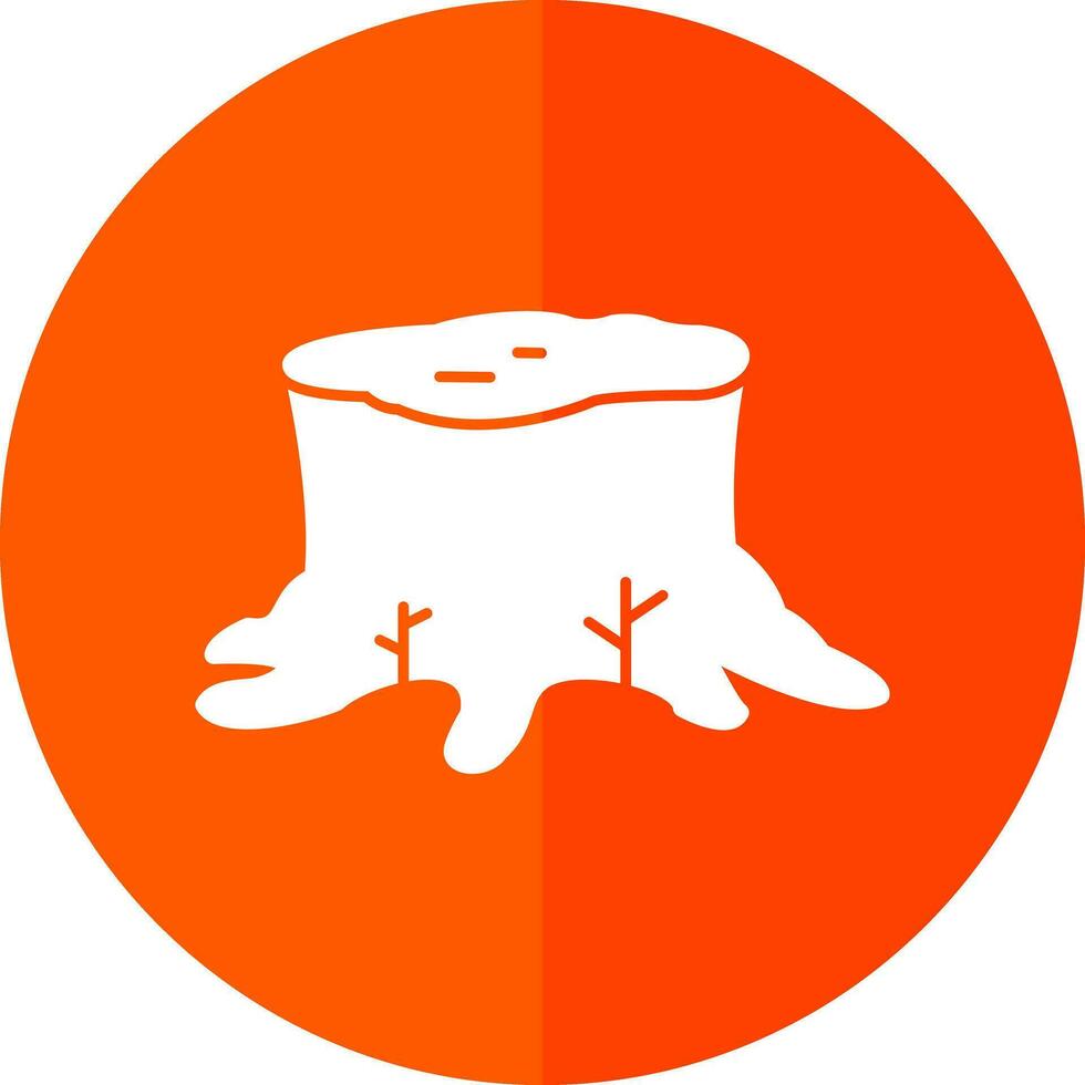 Stump Vector Icon Design