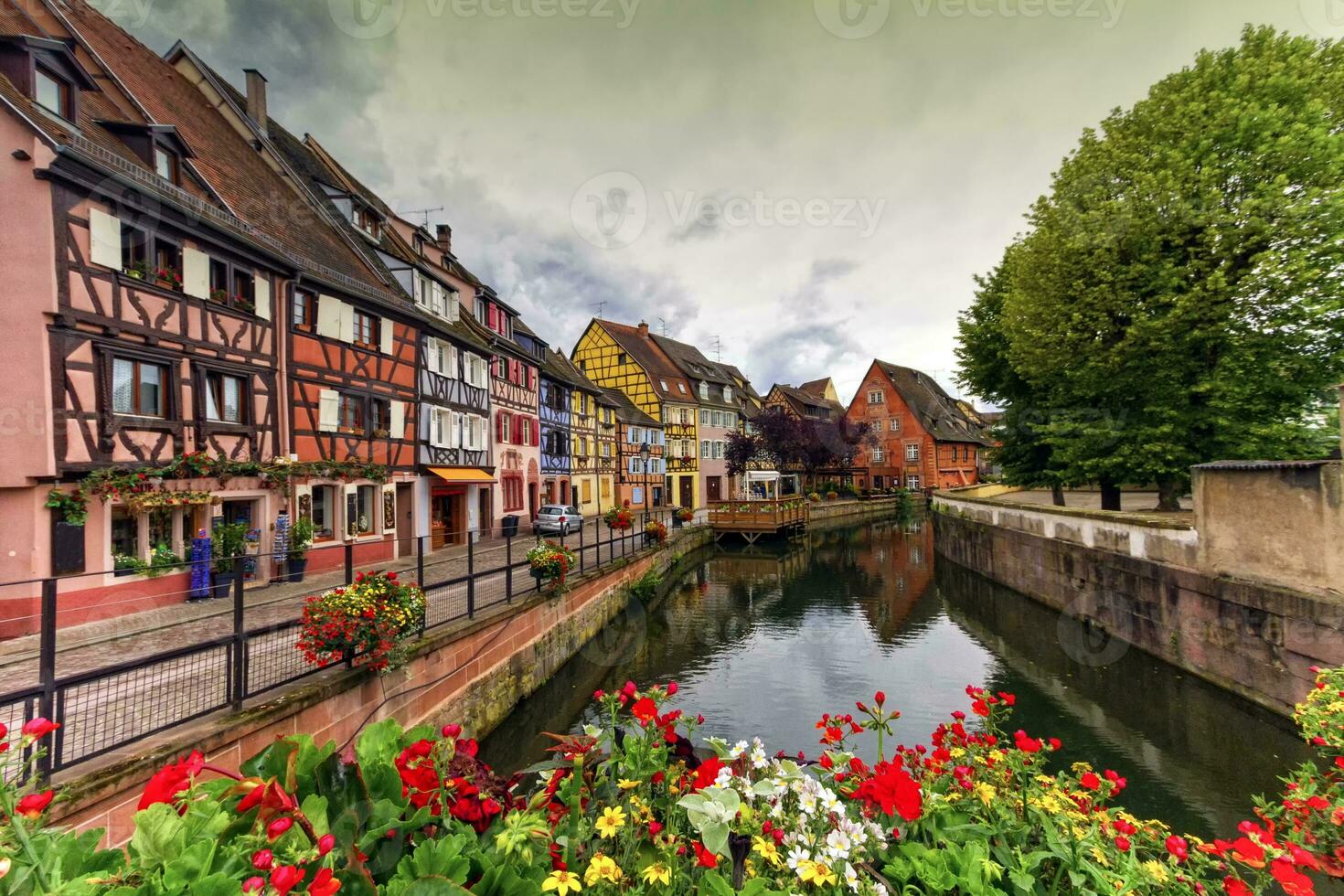 Little Venice, petite Venise, in Colmar, Alsace, France photo