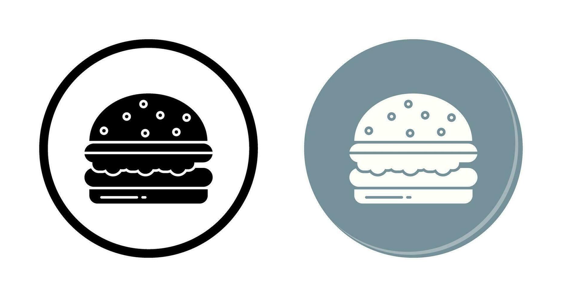 icono de vector de hamburguesa