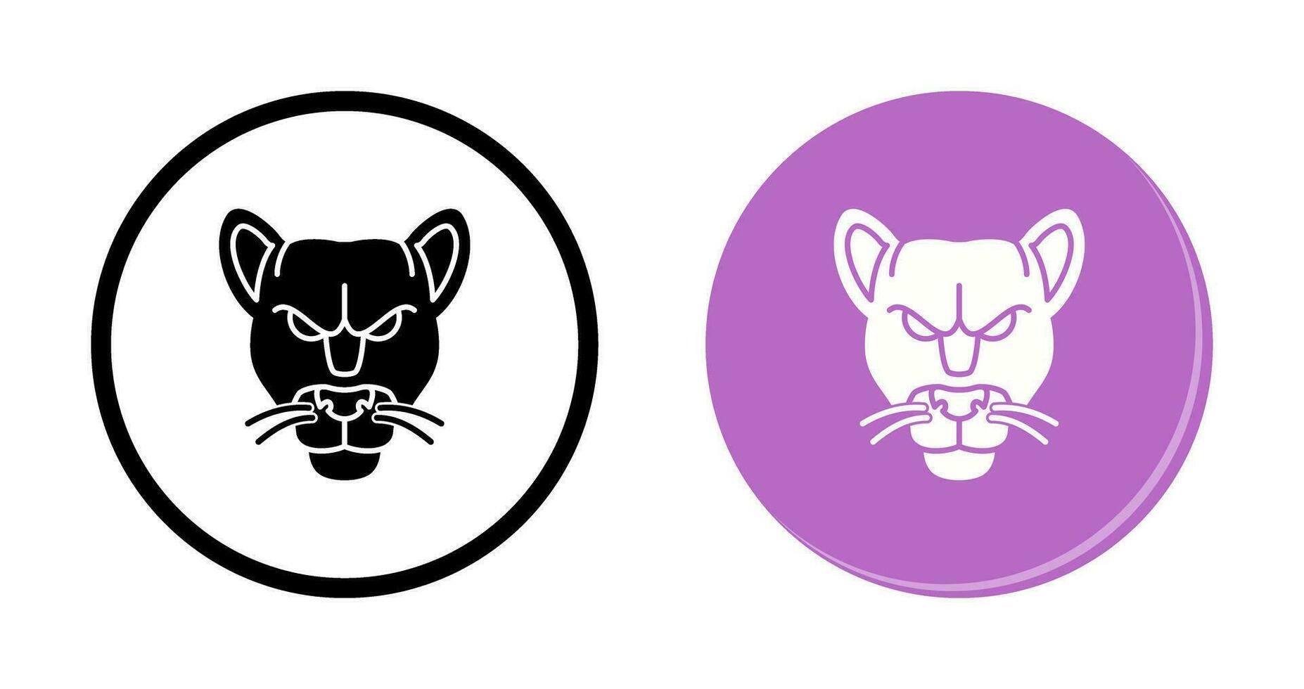 Black Panther Vector Icon