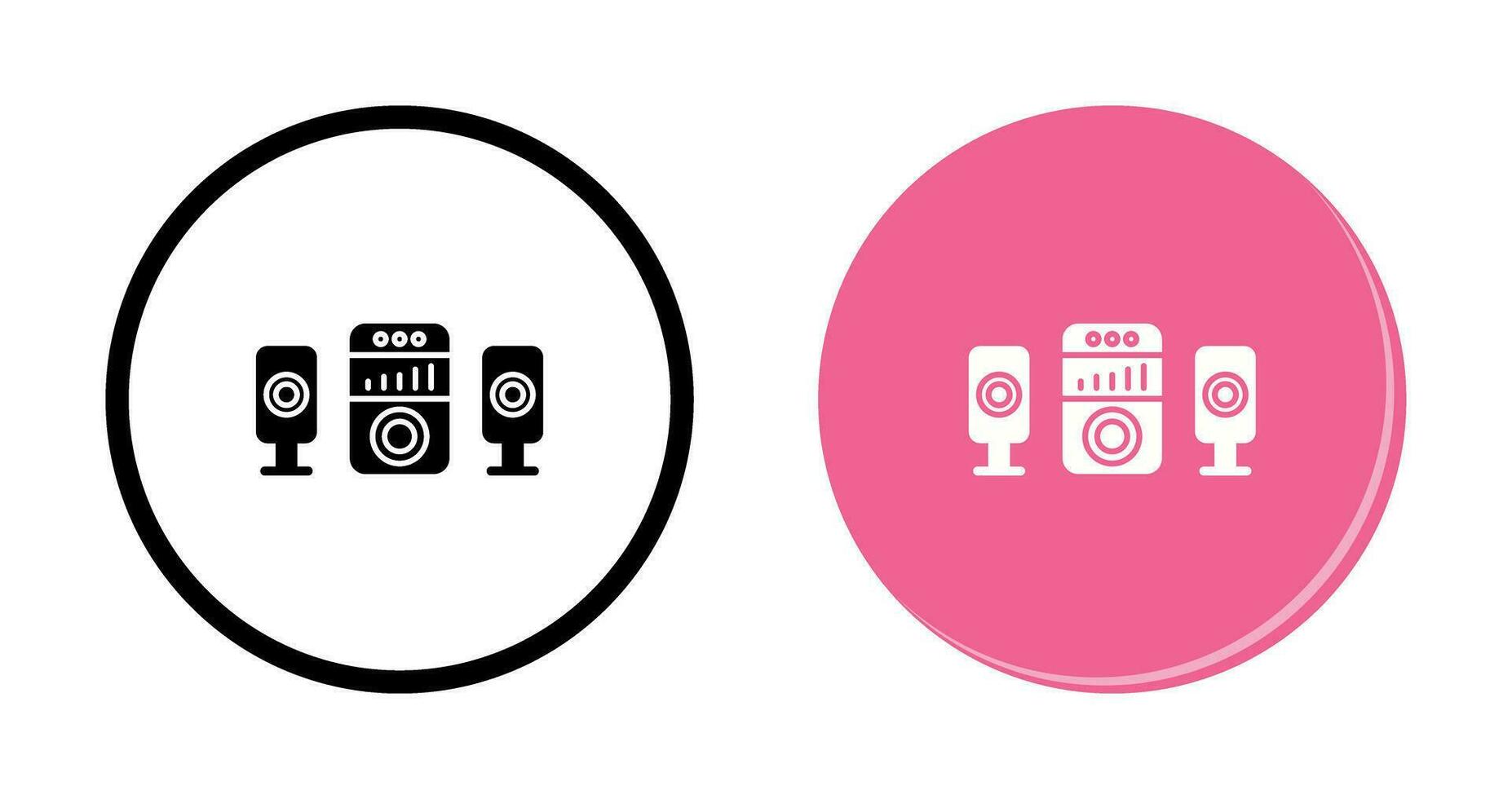 Sound System Vector Icon