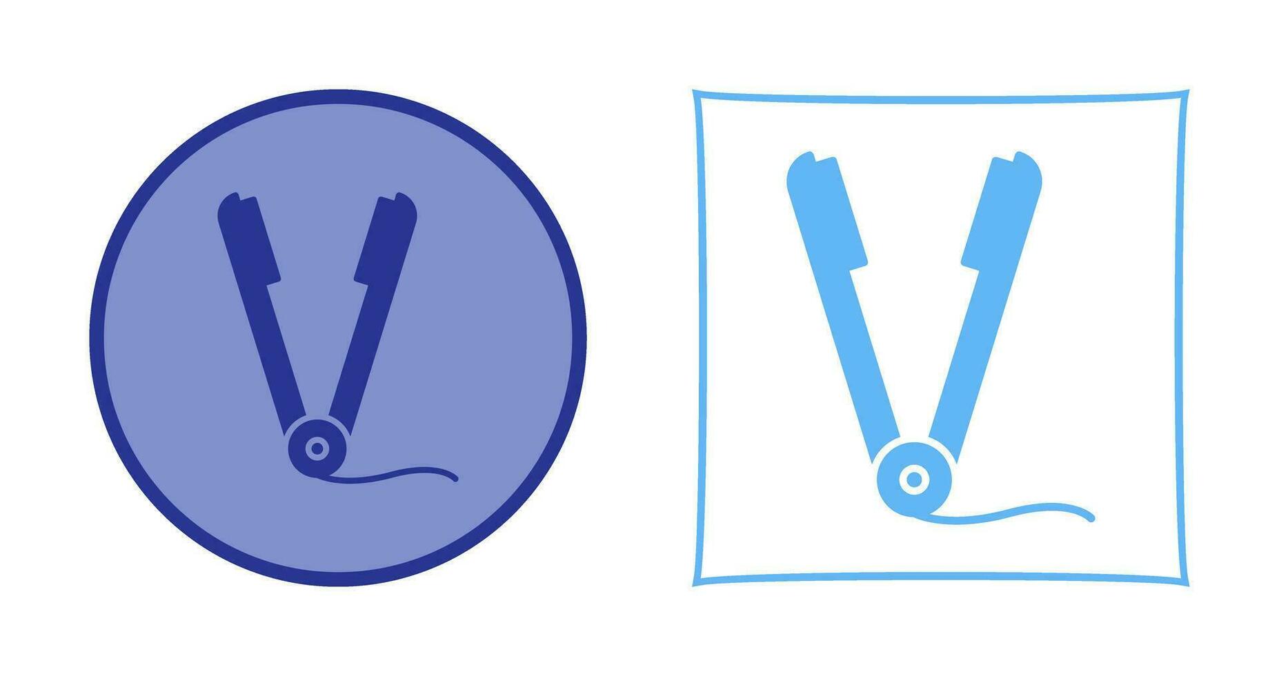 Straightener Vector Icon