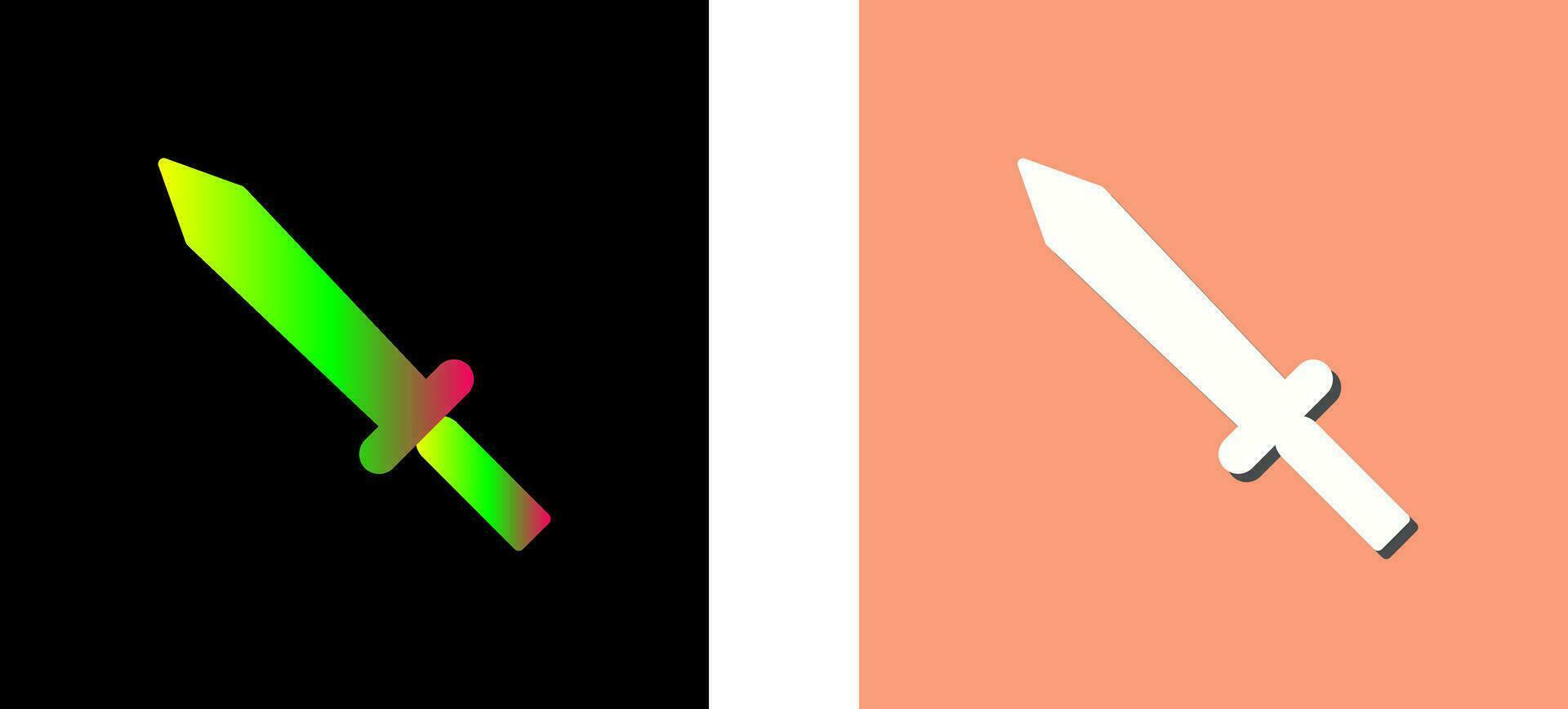 Unique Sword Vector Icon
