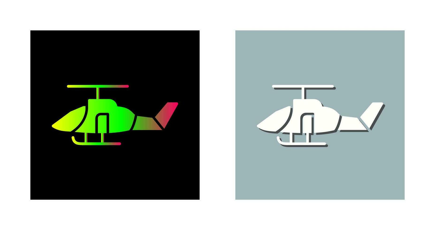 Military Helicopter Vector Icon