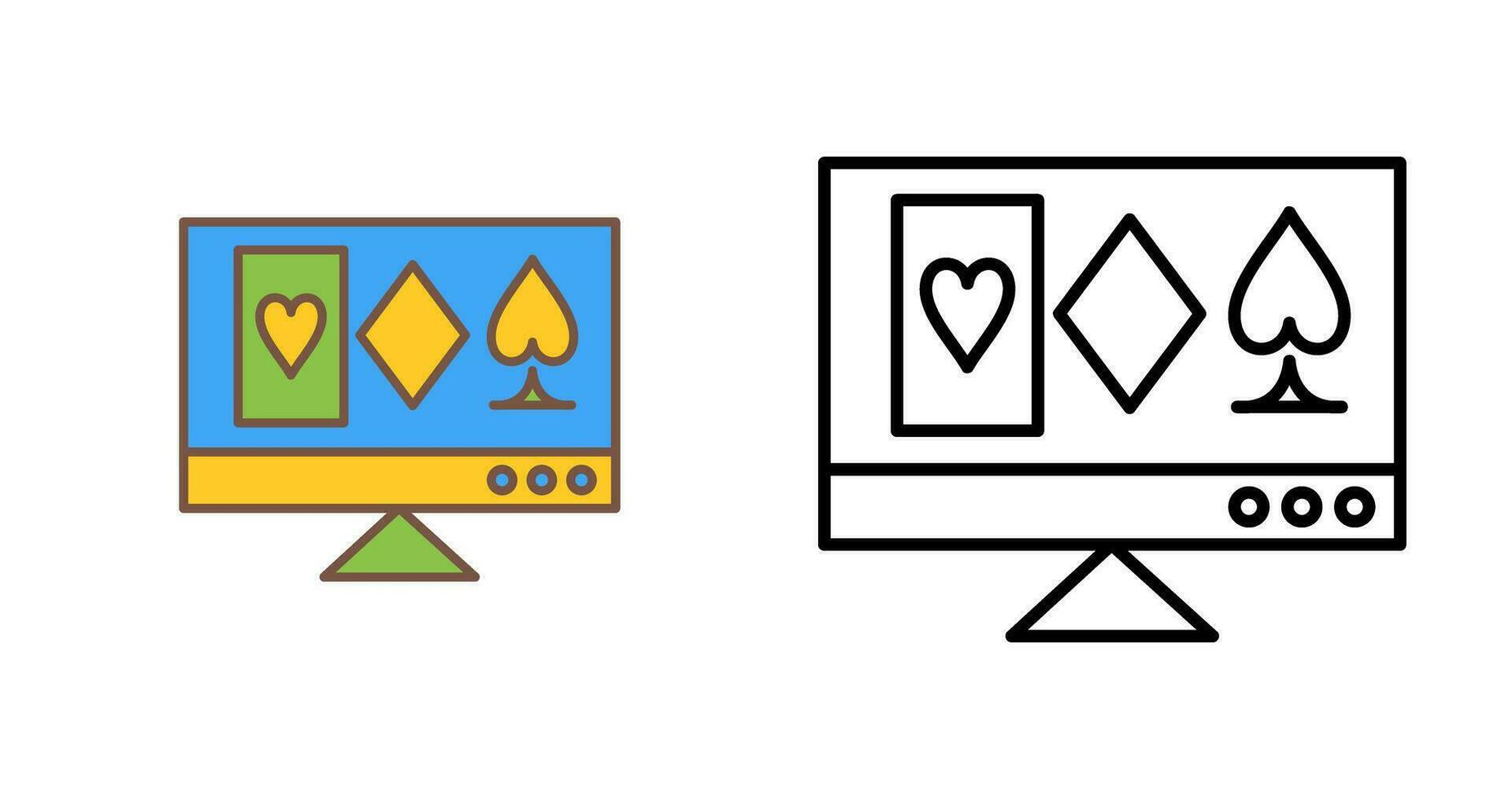 Online Gambling Vector Icon