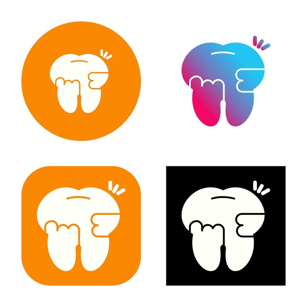 Toothache And Plaque Vector Icon