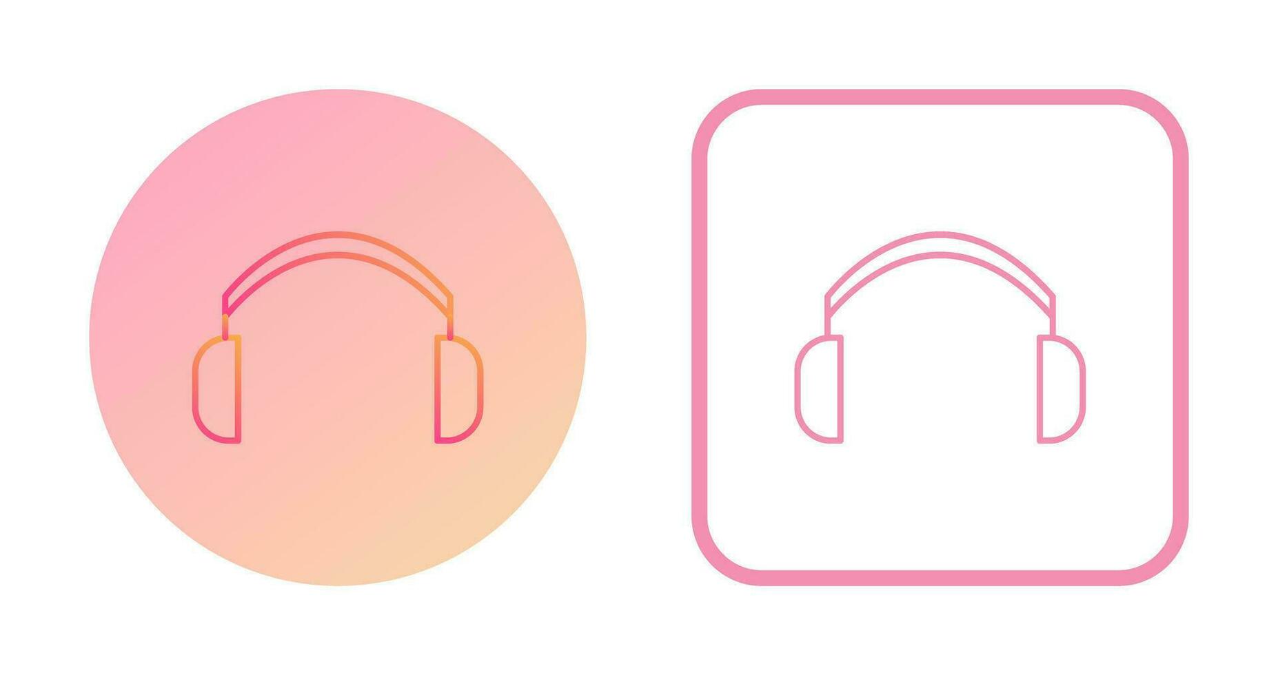 icono de vector de auriculares