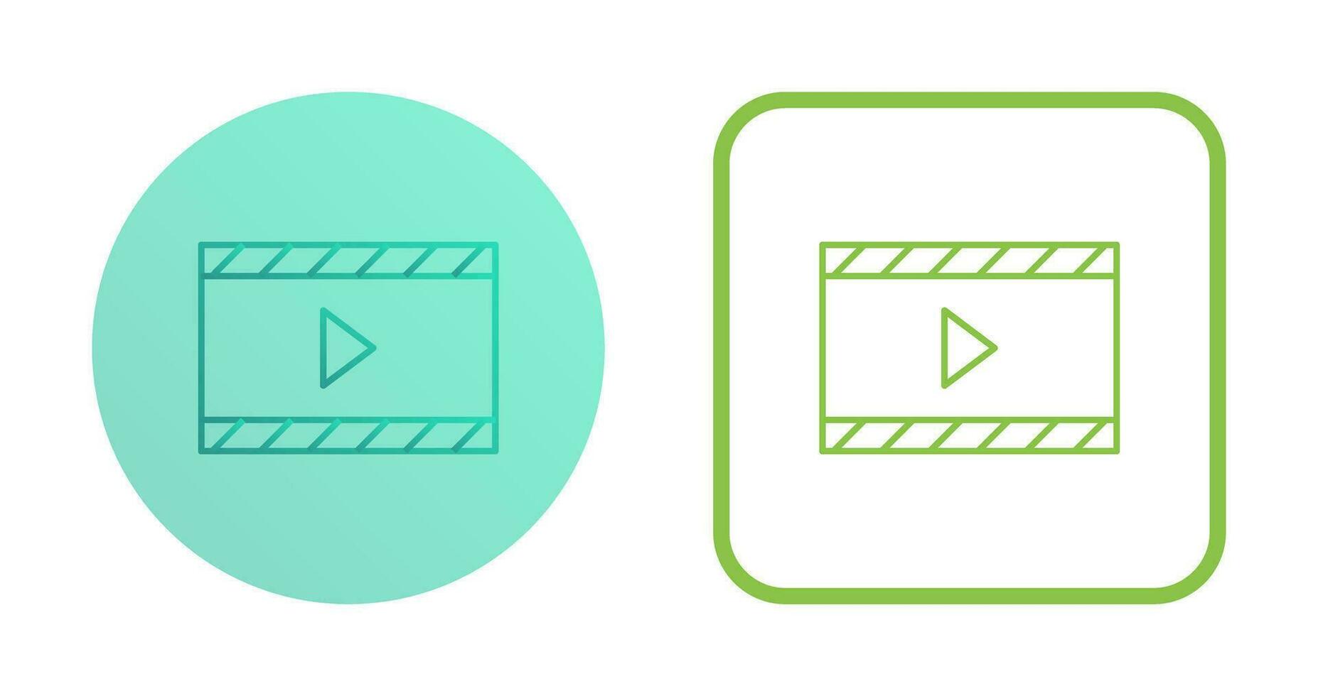 Unique Video and Animation Vector Icon