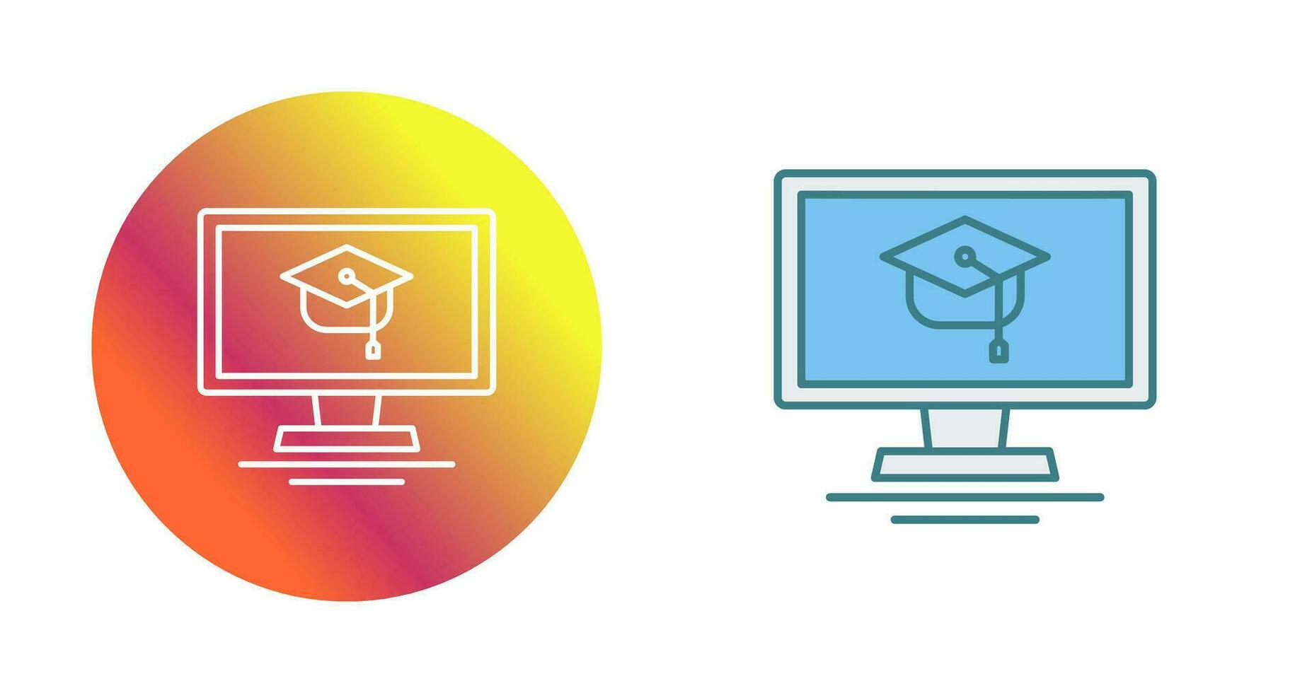 Online Course Vector Icon