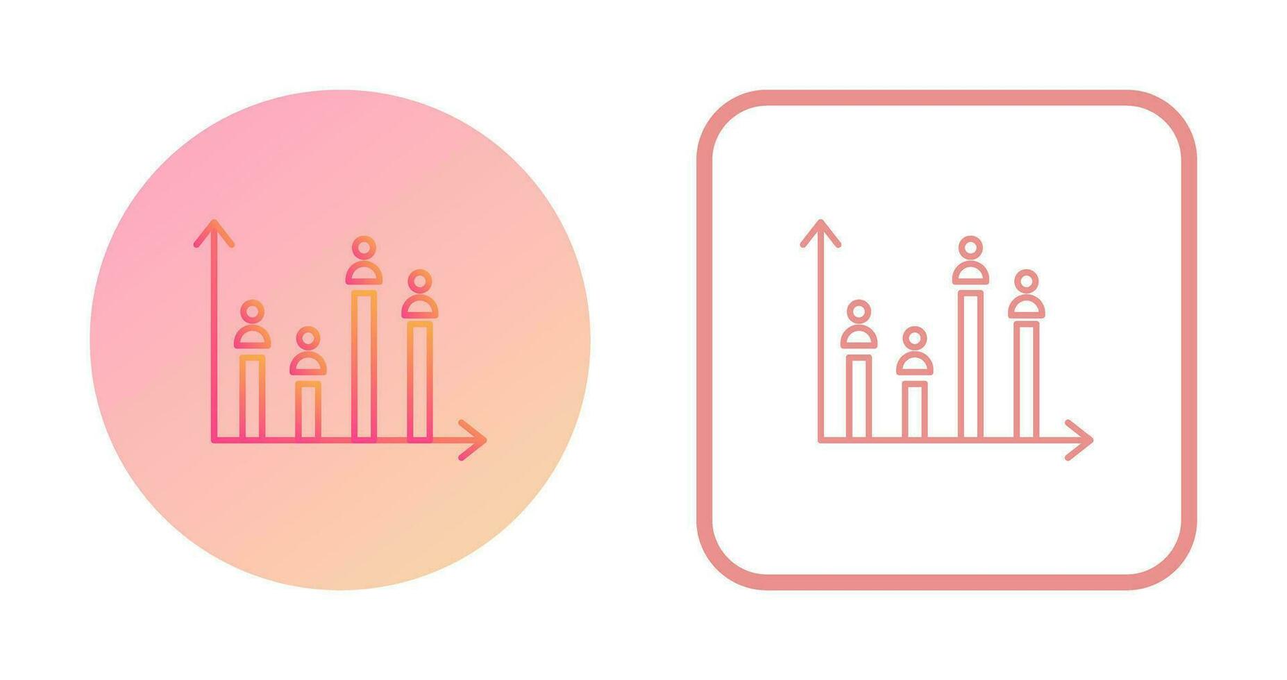 Candidate Graph Vector Icon